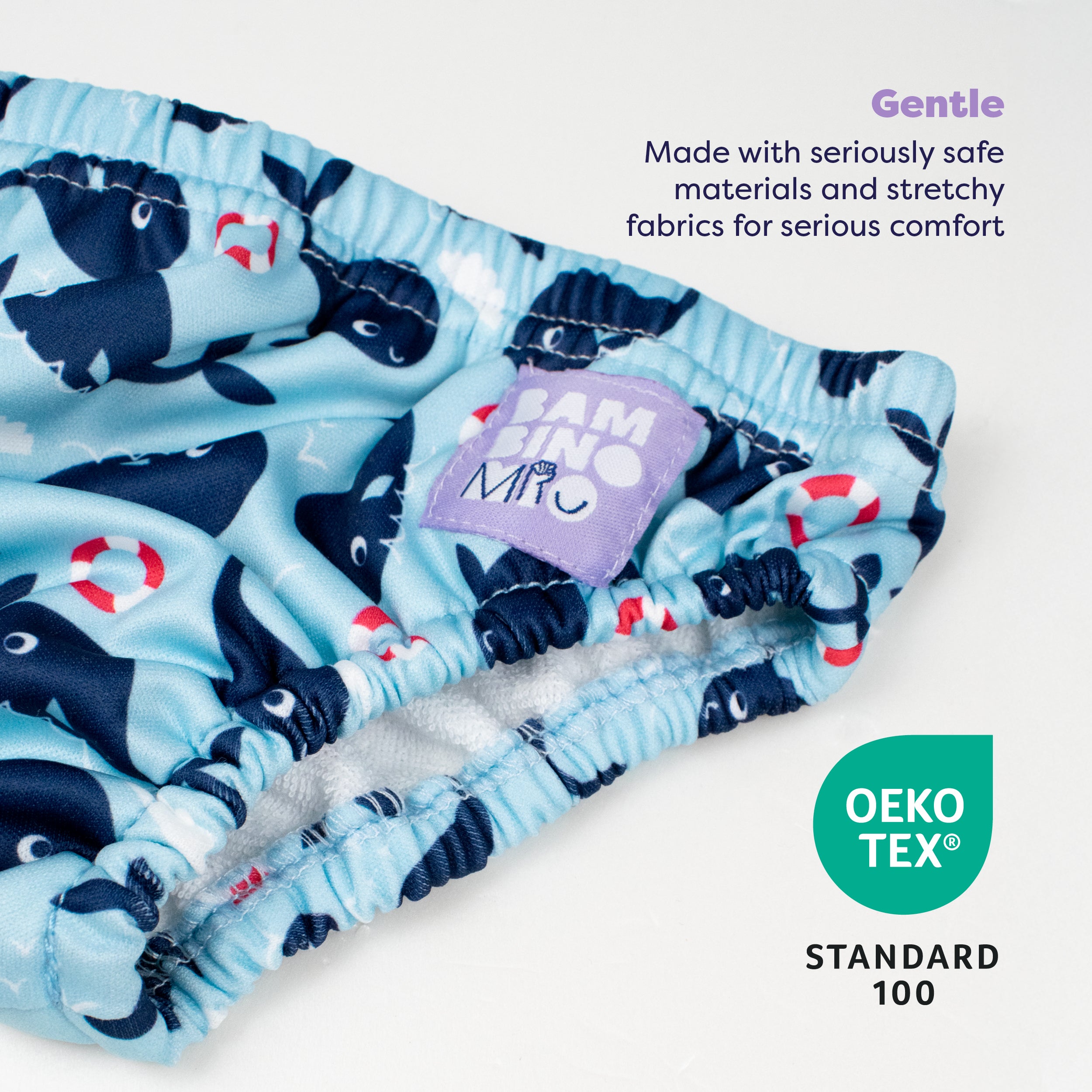 Reusable Swim Nappy - Whale