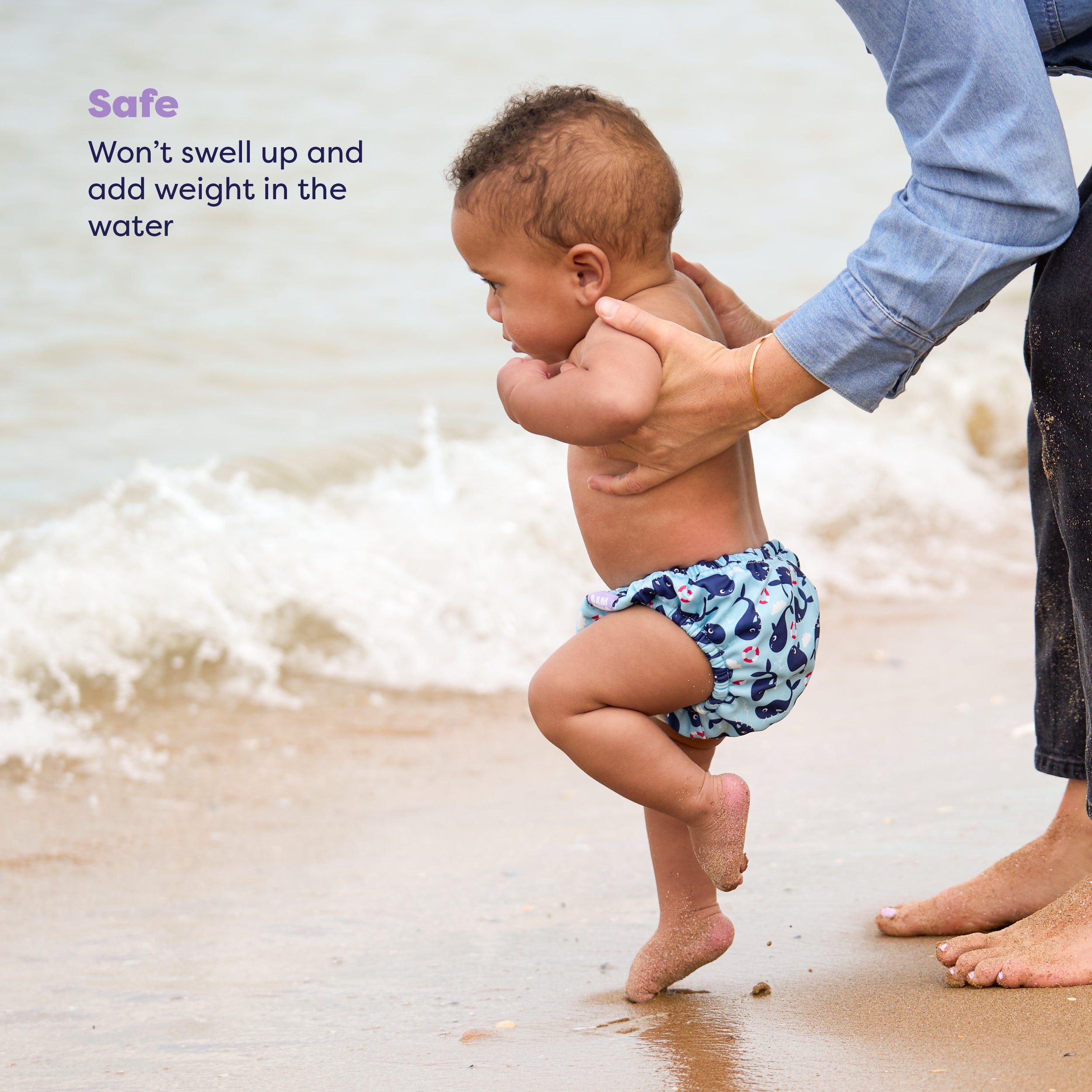 Reusable Swim Nappy - Whale