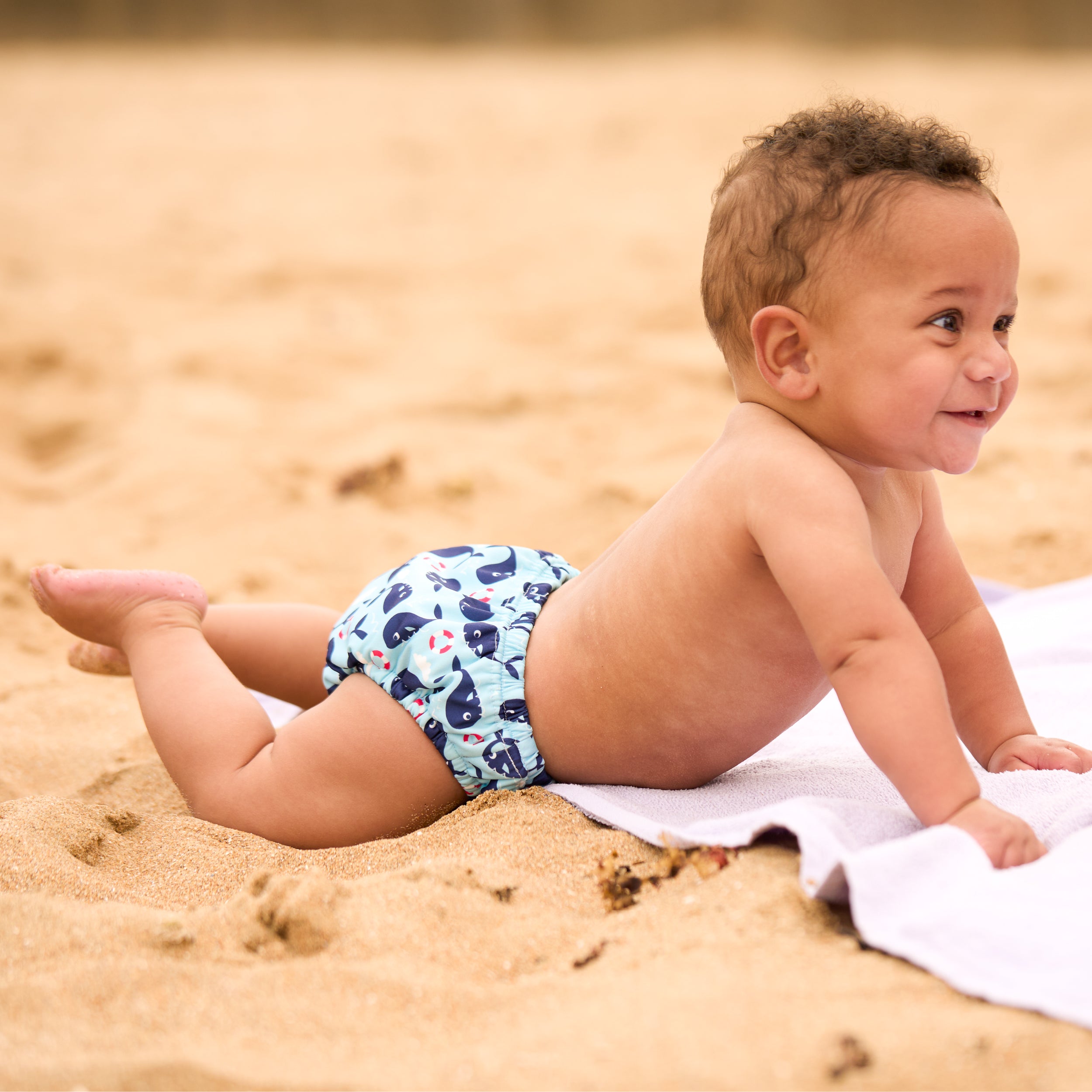 Reusable Swim Nappy - Whale