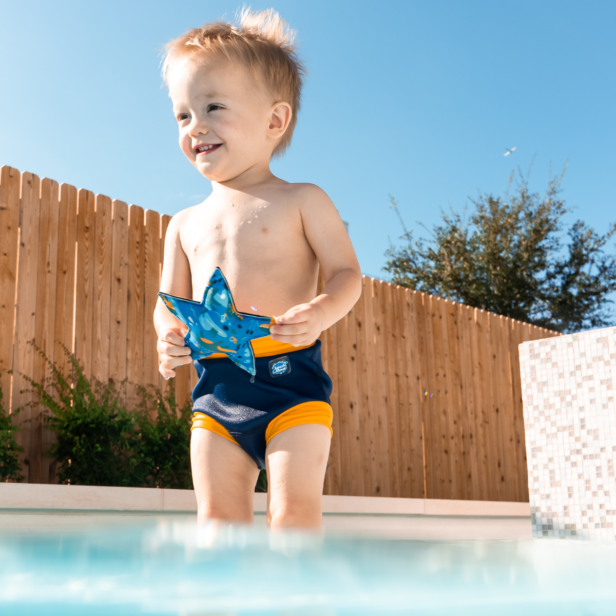 Happy Nappy™ Duo Navy/Yellow