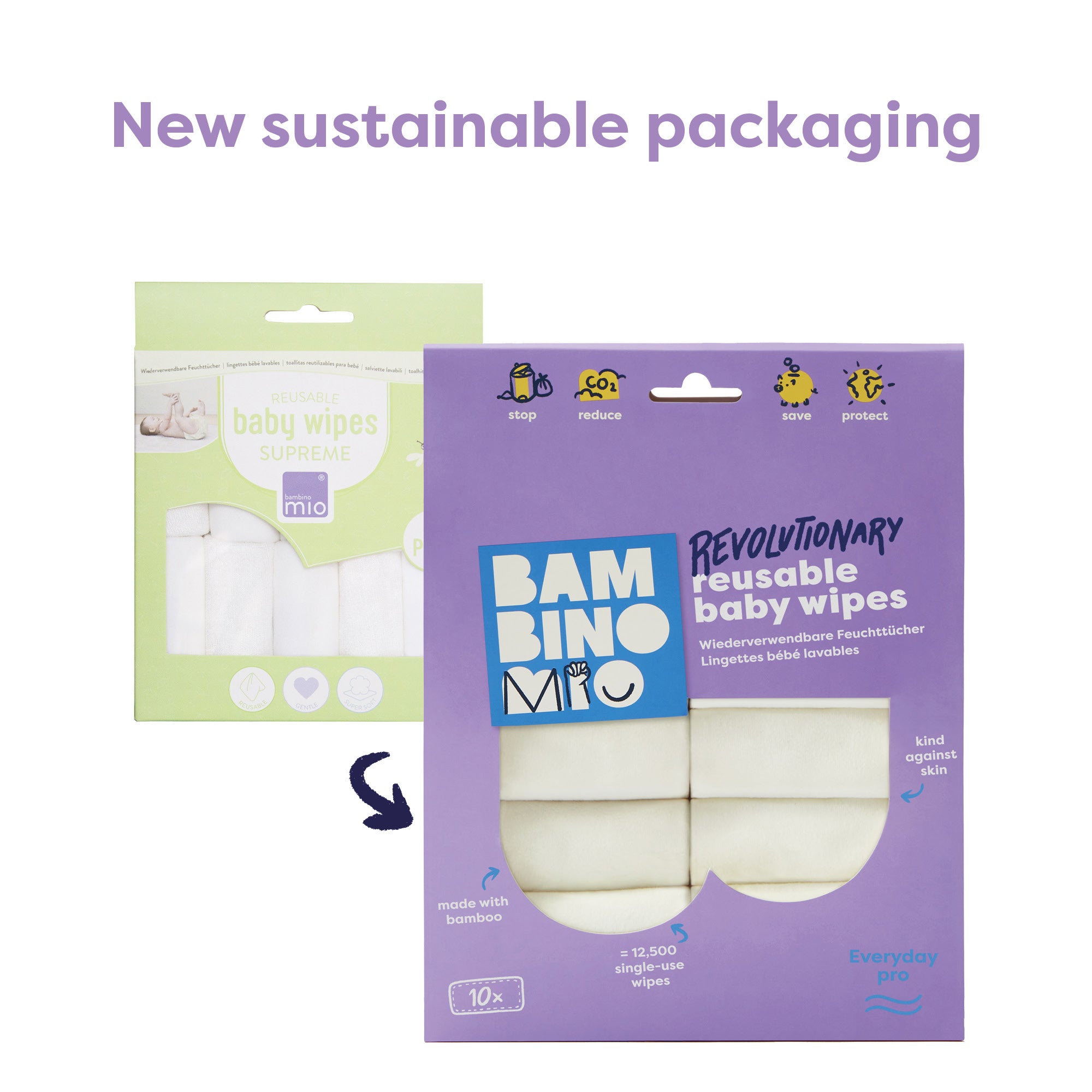 Reusable Baby Wipes 10 Pack