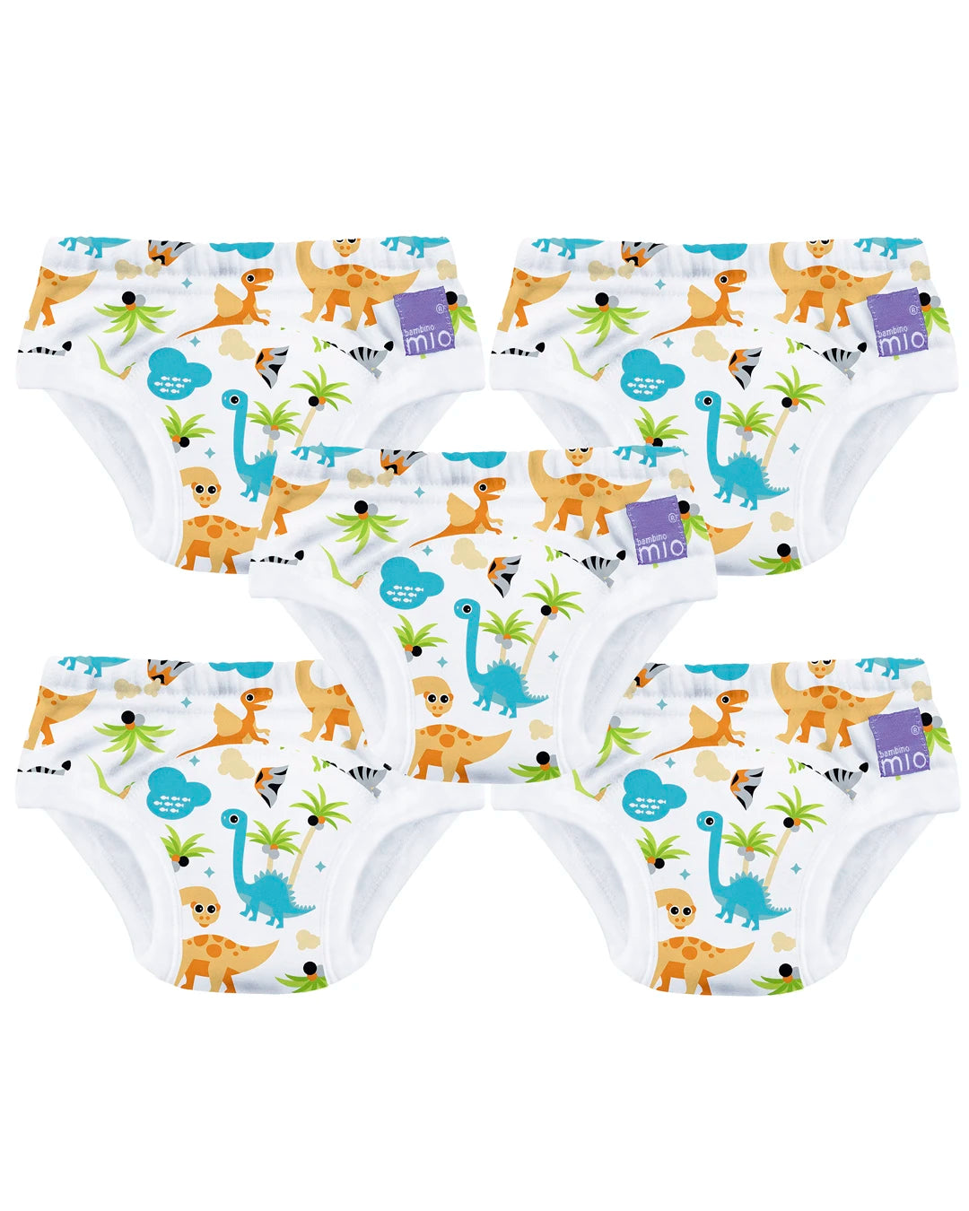 5 Pack Reusable Potty Training Pants - Dino