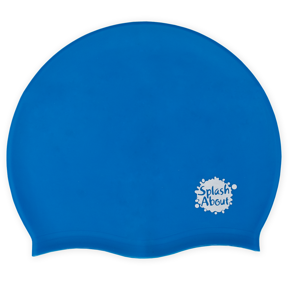Kids Silicone Swim Cap - Blue