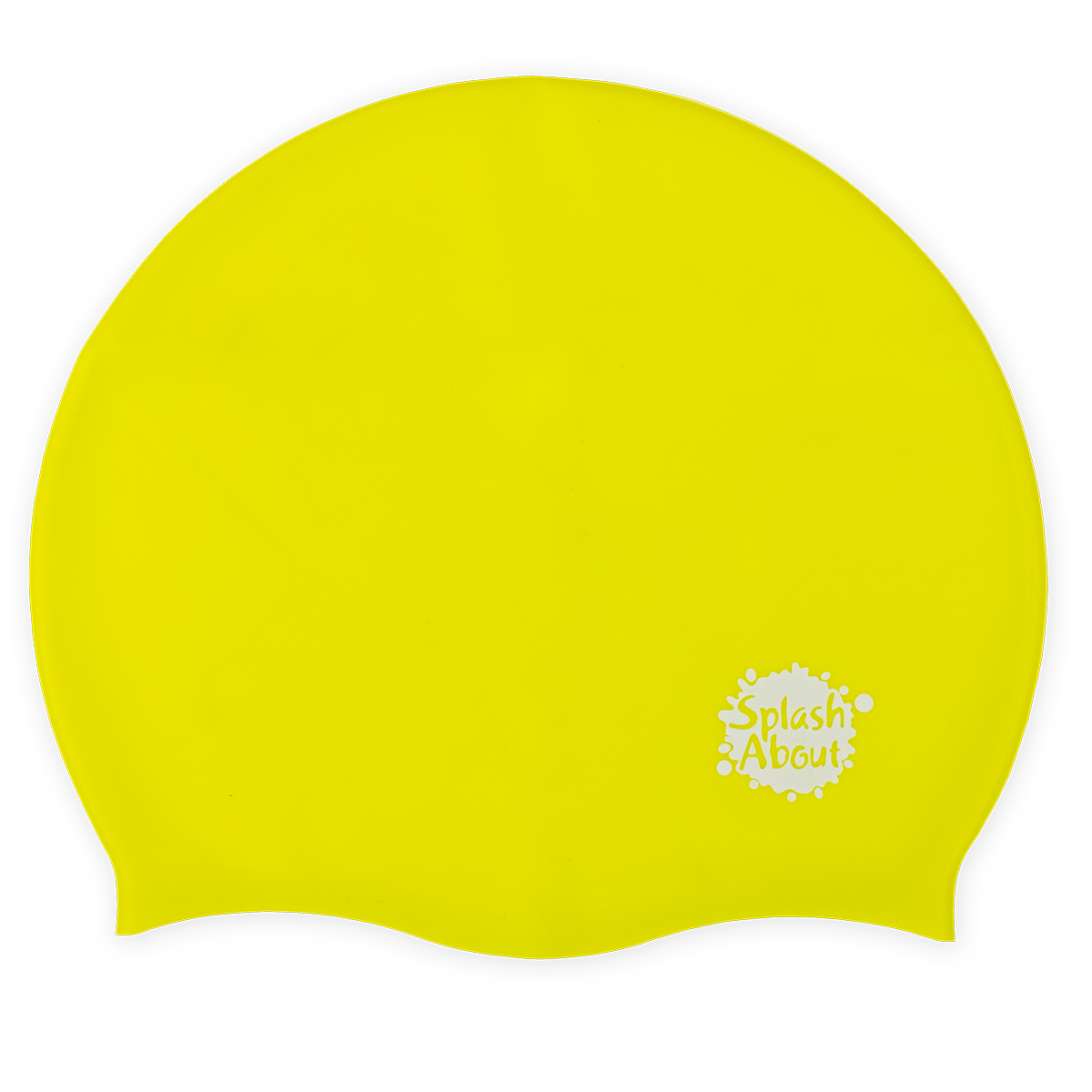 Kids Silicone Swim Cap - Lime