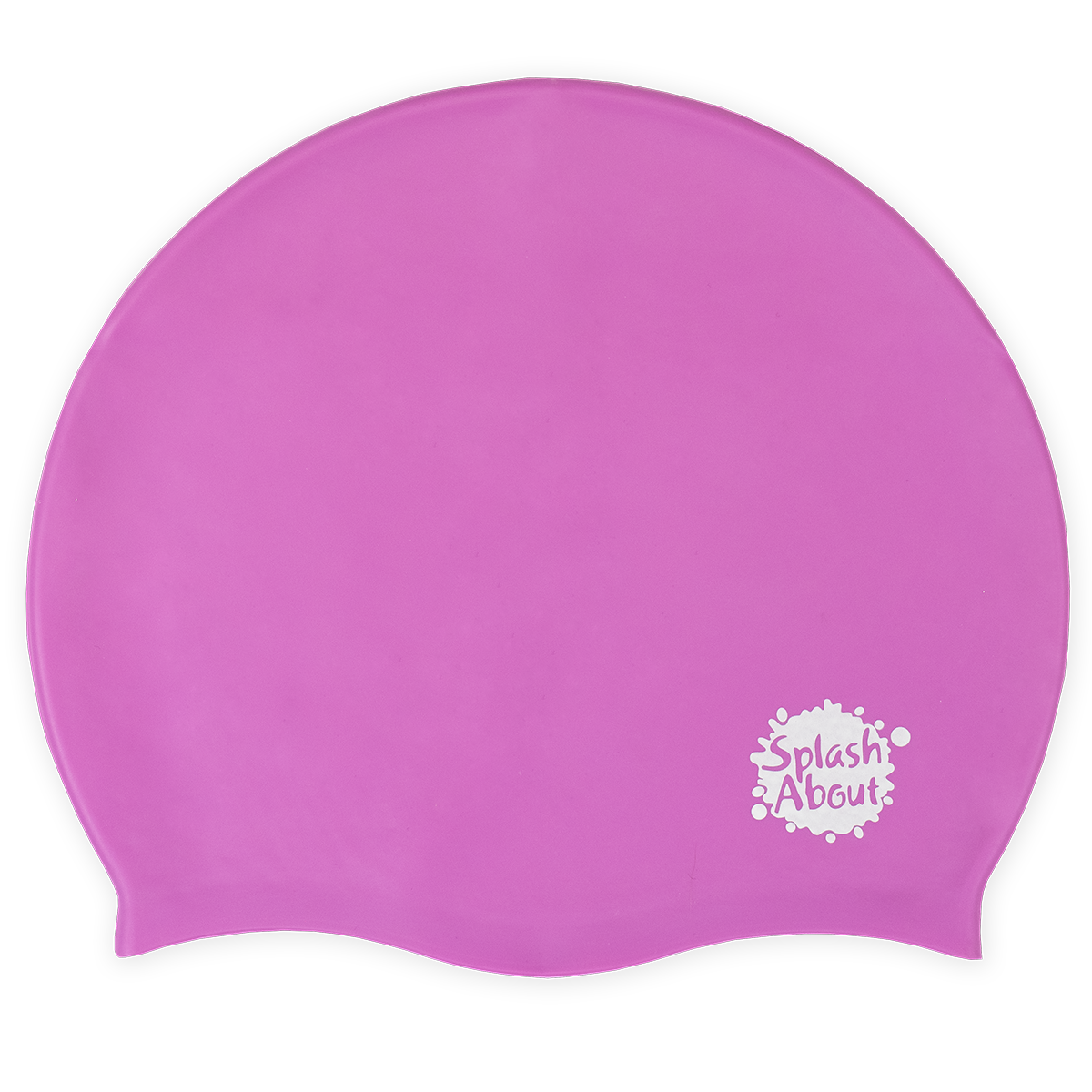 Kids Silicone Swim Cap -Purple