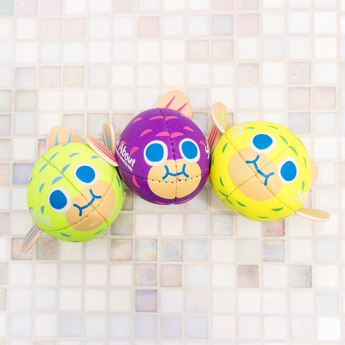 Mini Pufferfish Pool Balls - Pack of 3