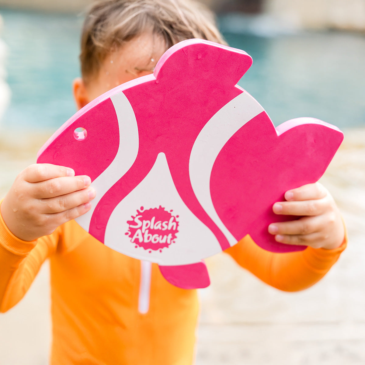 Bath & Pool Mirror - Pink & White Fish