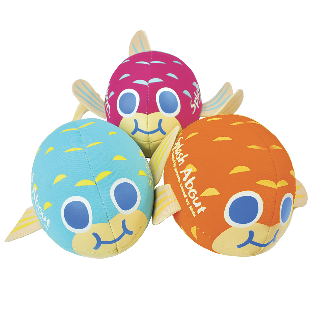 Neoprene Pufferfish Pool Ball Orange