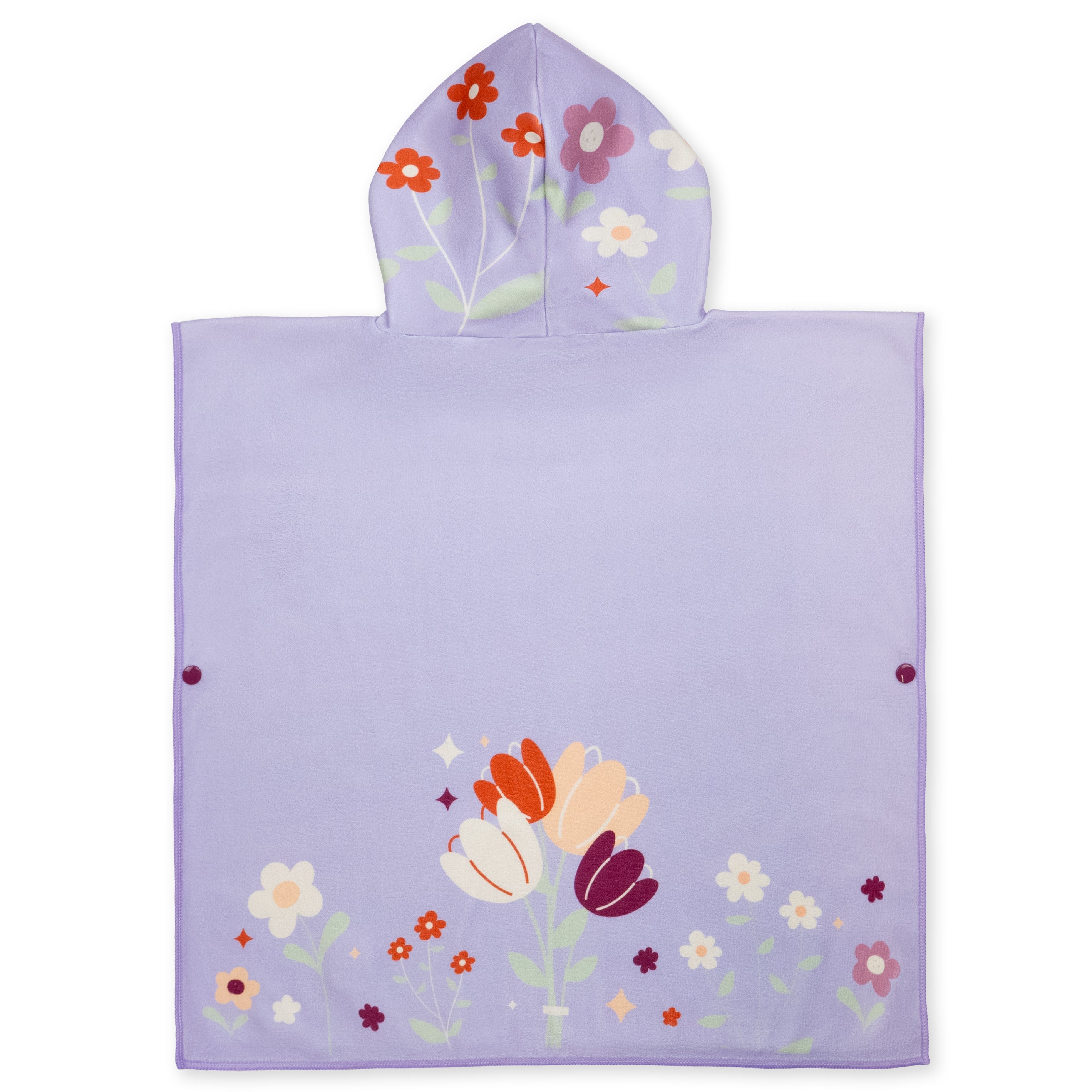 Hooded Towel Lilac Spring