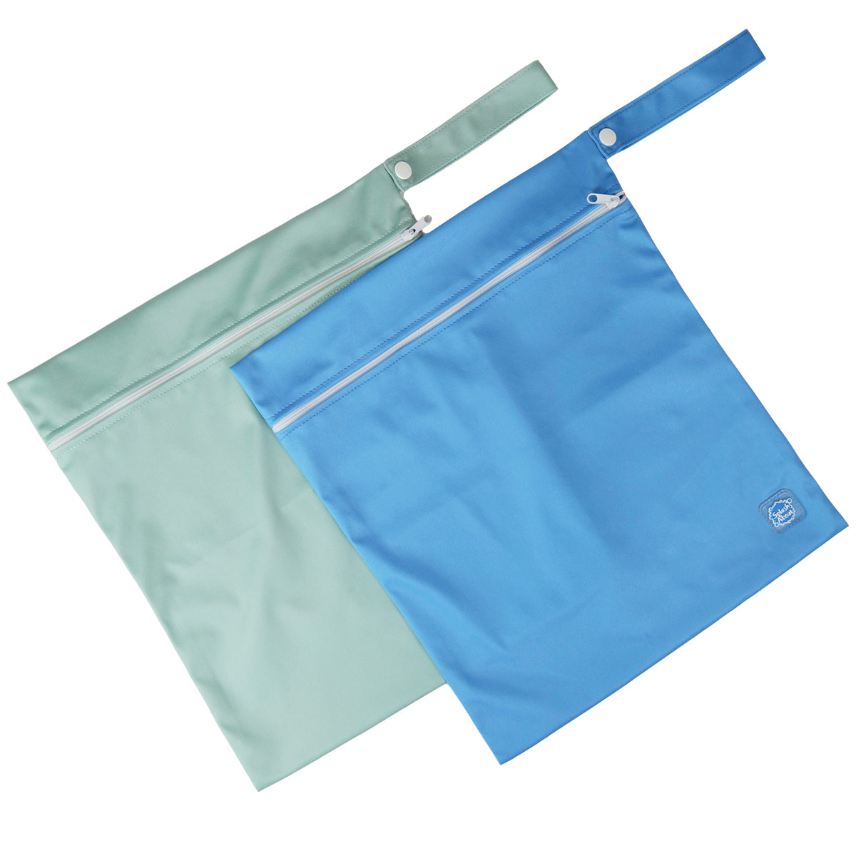 Wet Bag Pack of 2, Pistachio & Cashmere Blue