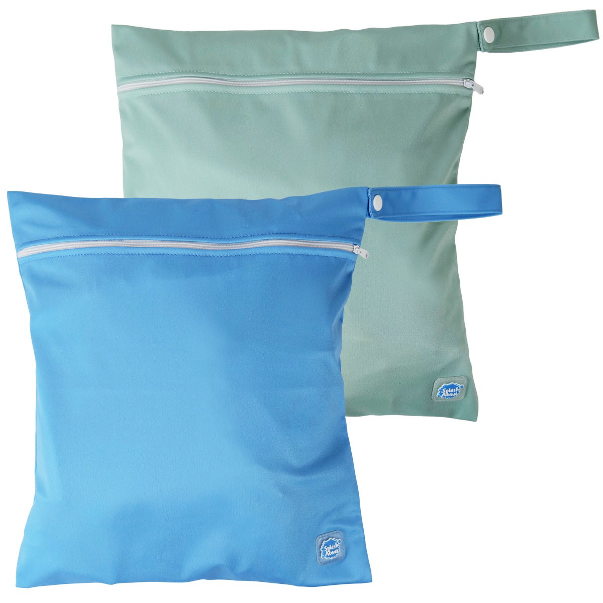 Wet Bag Pack of 2, Pistachio & Cashmere Blue