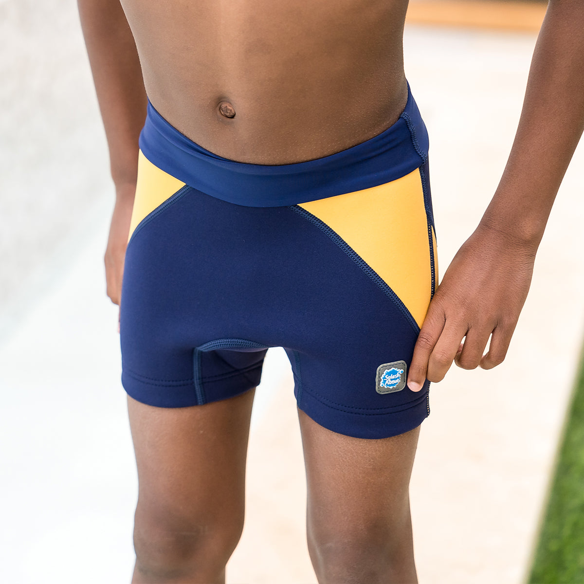 Kids Splash Jammers Navy/Yellow