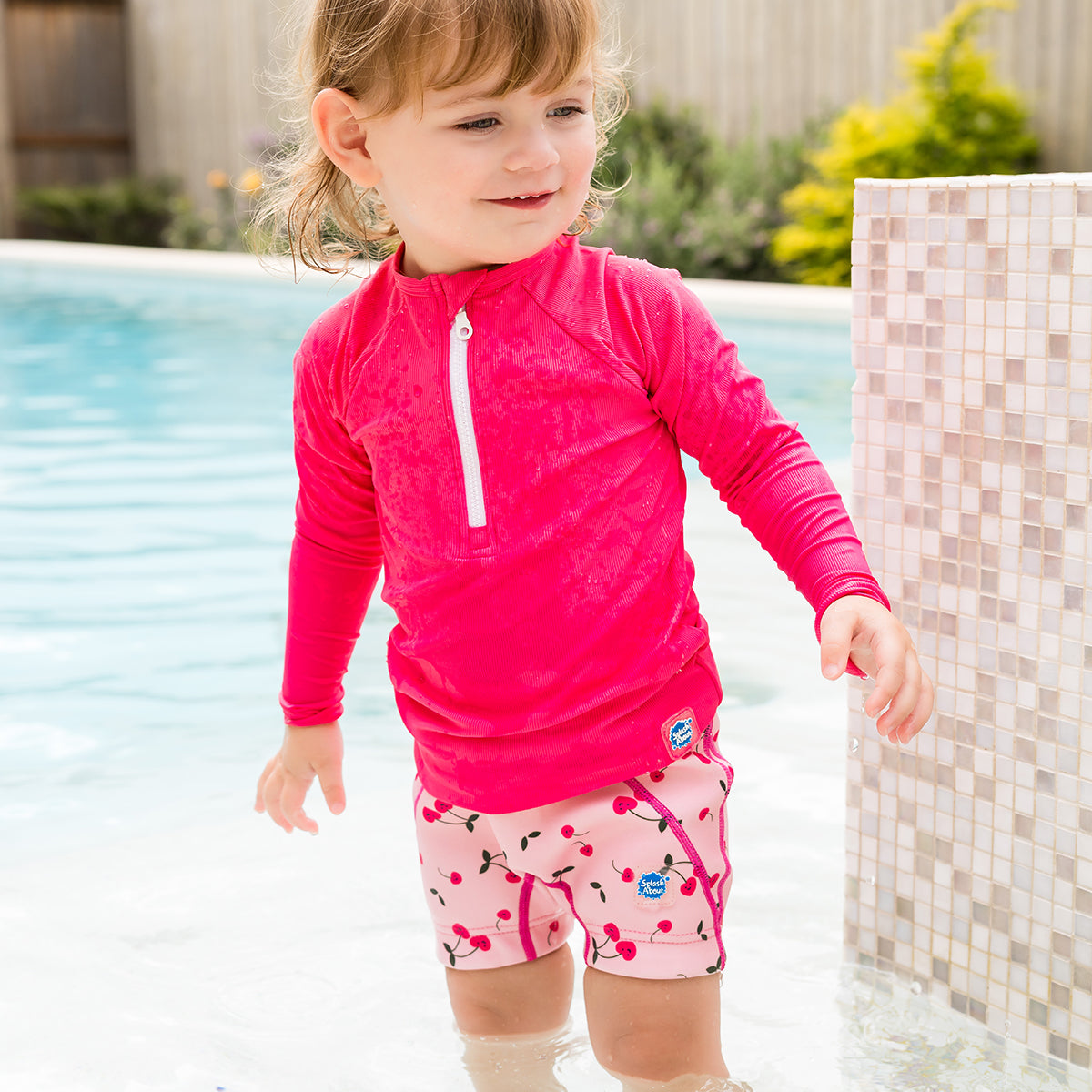 Toddler Splash Jammers Cherry Baby