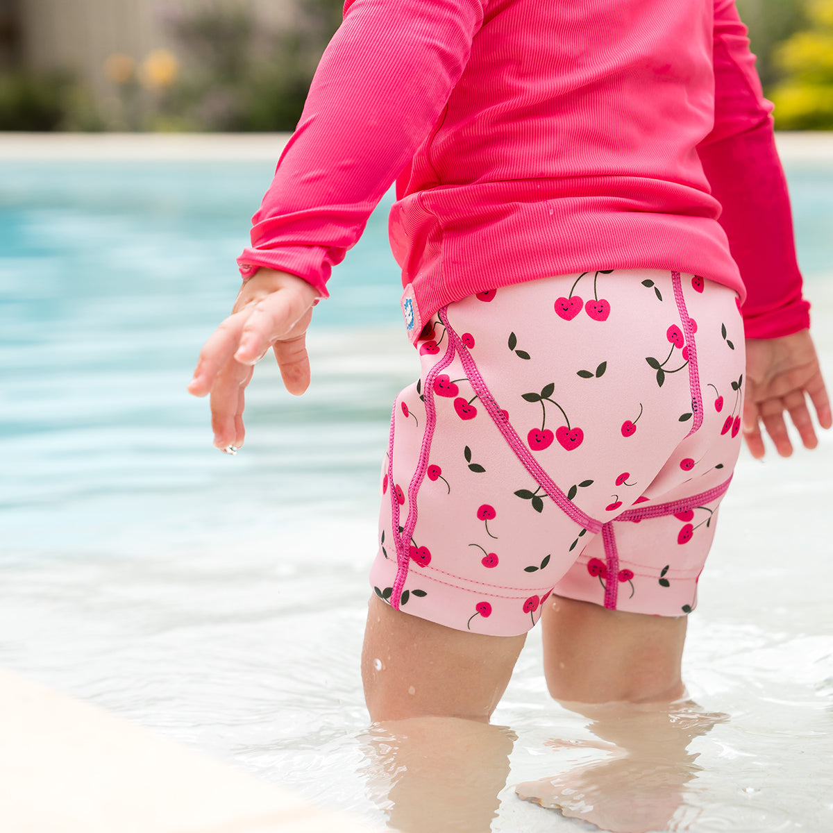 Toddler Splash Jammers Cherry Baby