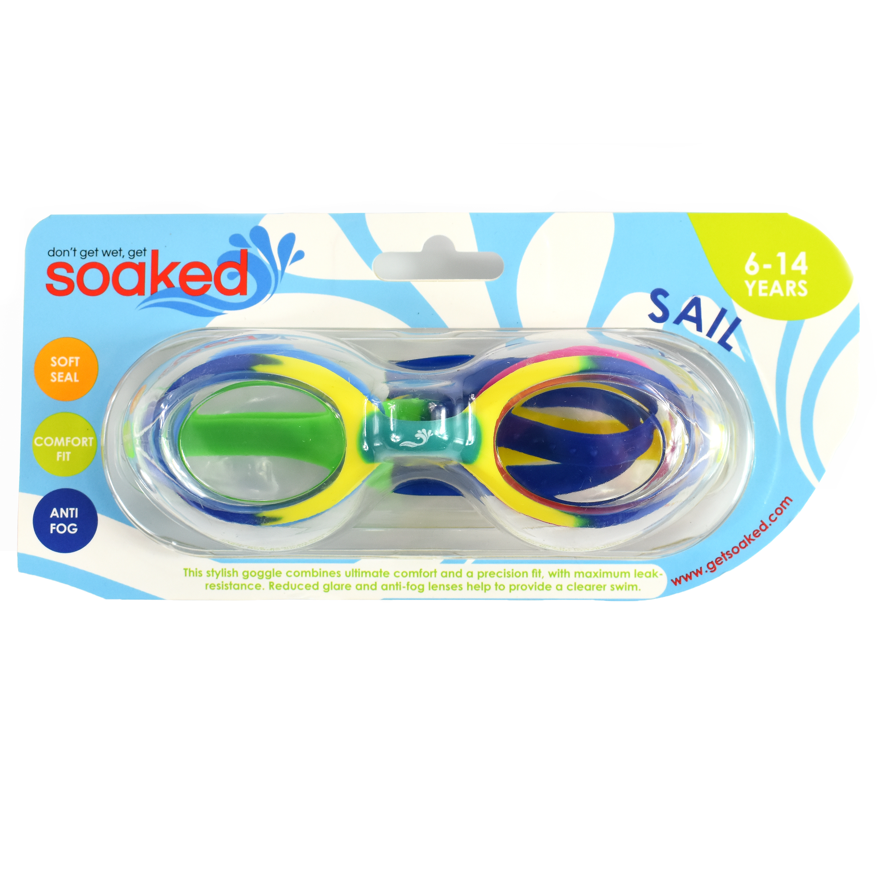 Junior Sail Fusion Yellow Goggles