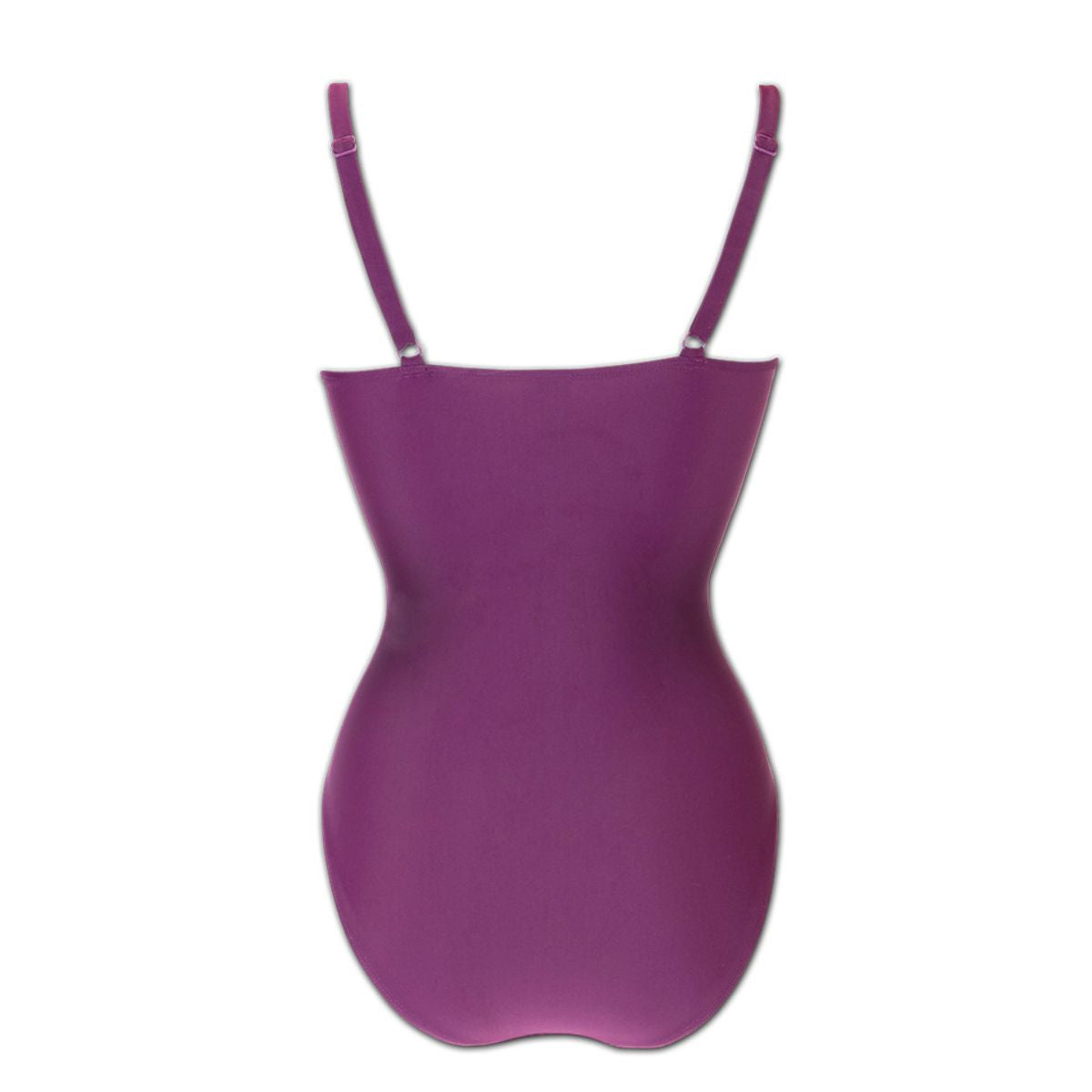 Ladies Tummy Control Costume Plum