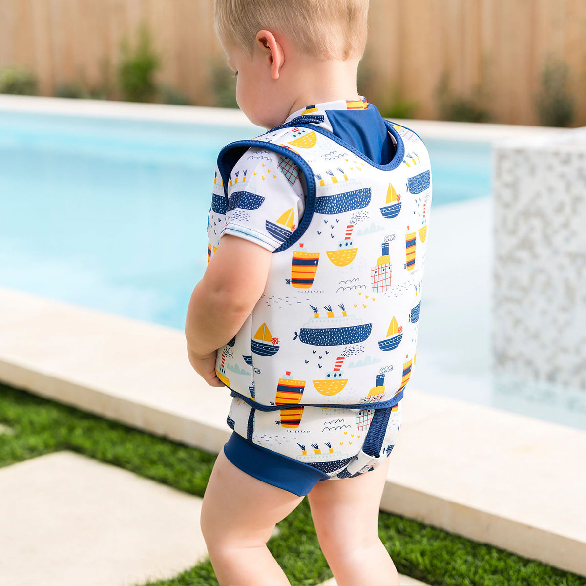 Go Splash Swim Vest Tug Boats