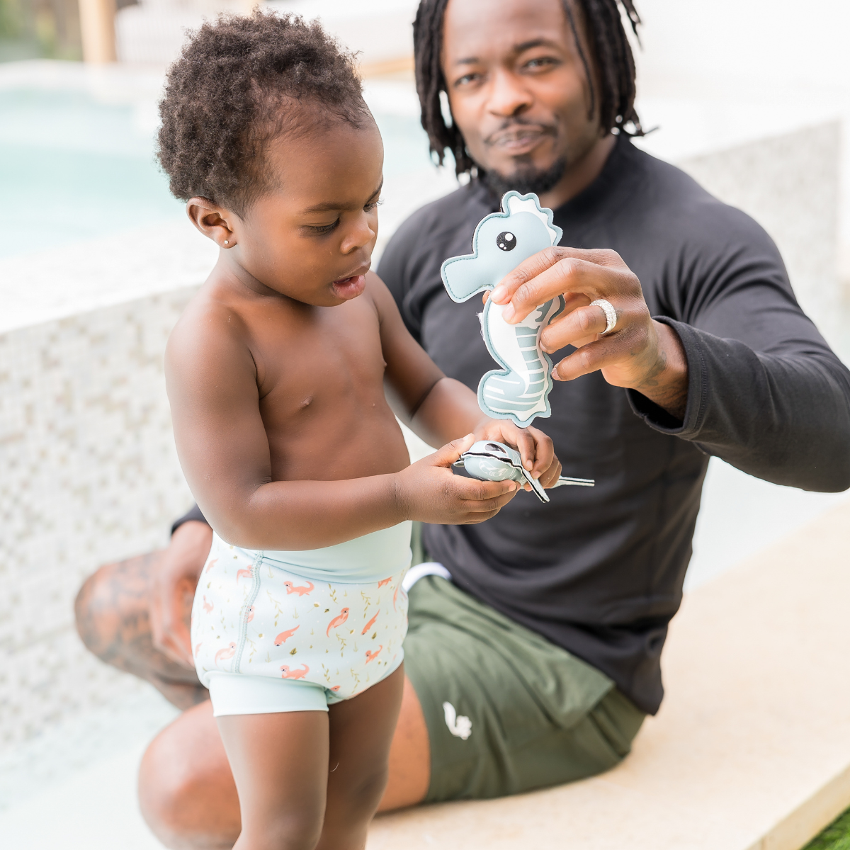 Snippets Pool Toys Sardines and Seahorse Pack of 2