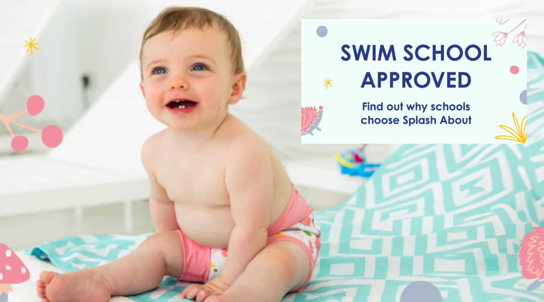 Why do swim schools recommend a Happy Nappy™ over all other Swim Nappies?