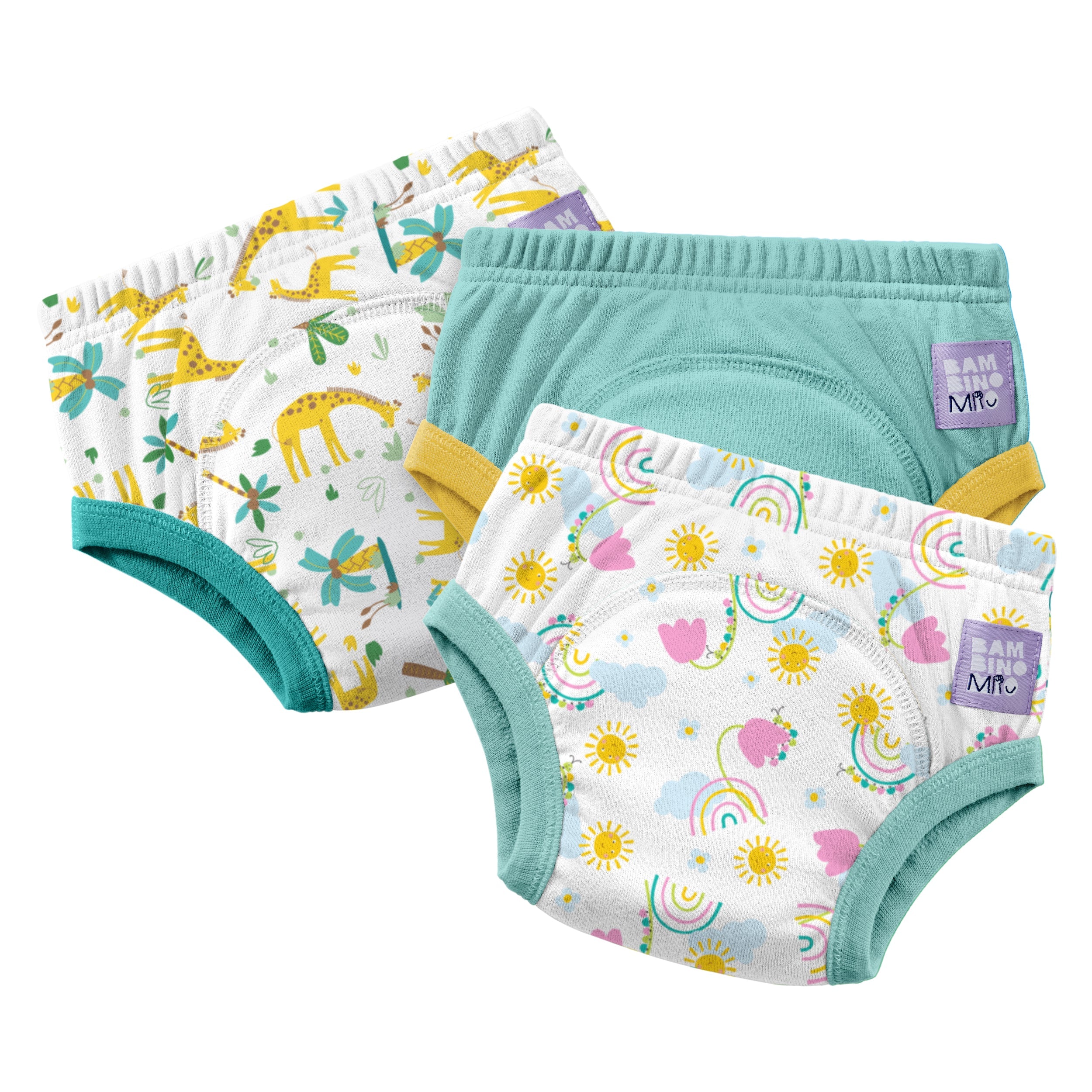 Reusable Potty Training Pants 3 Pack in Blue Skies- New and Improved! - Splash About Australia