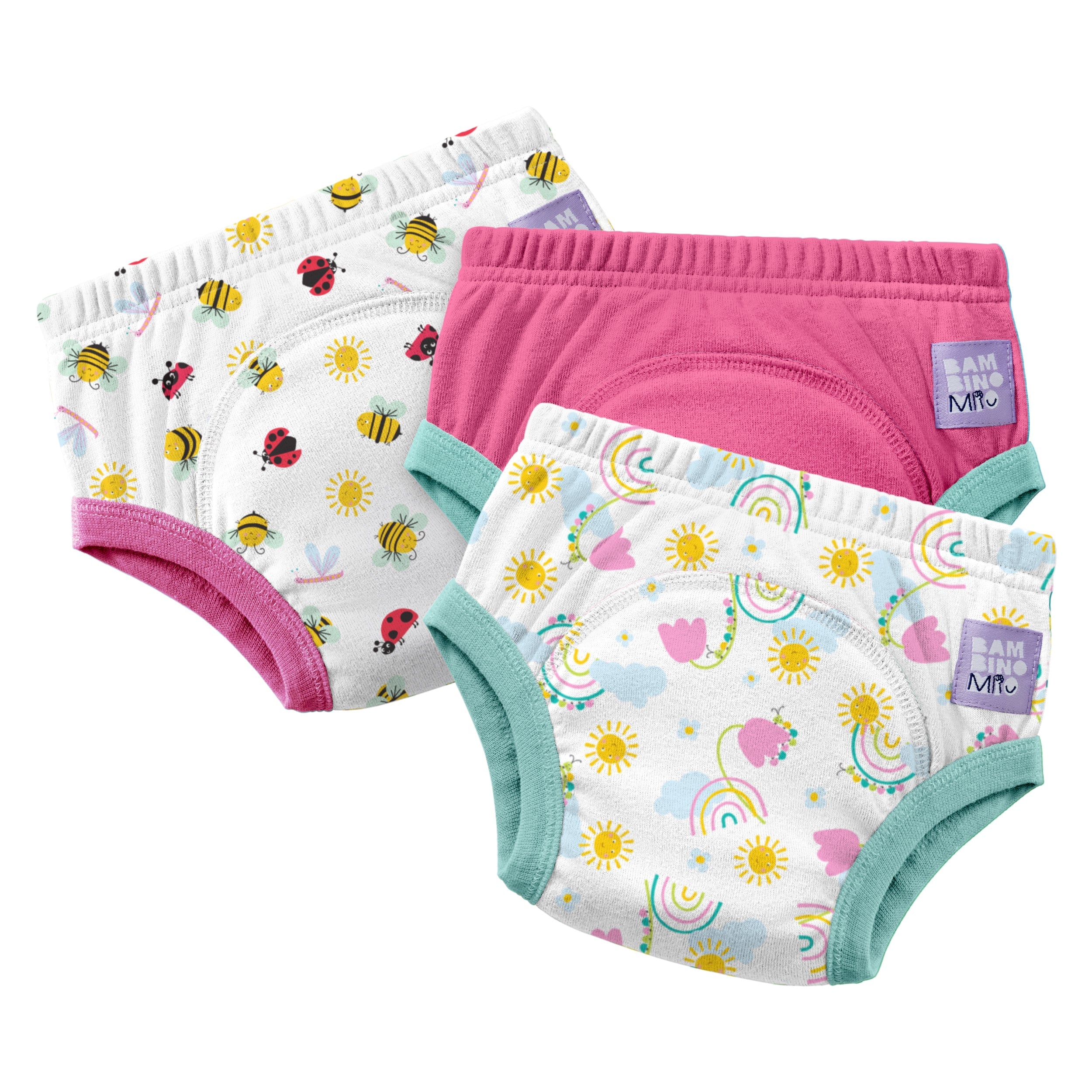 Reusable Potty Training Pants 3 Pack in Garden Party - New and Improved! - Splash About Australia