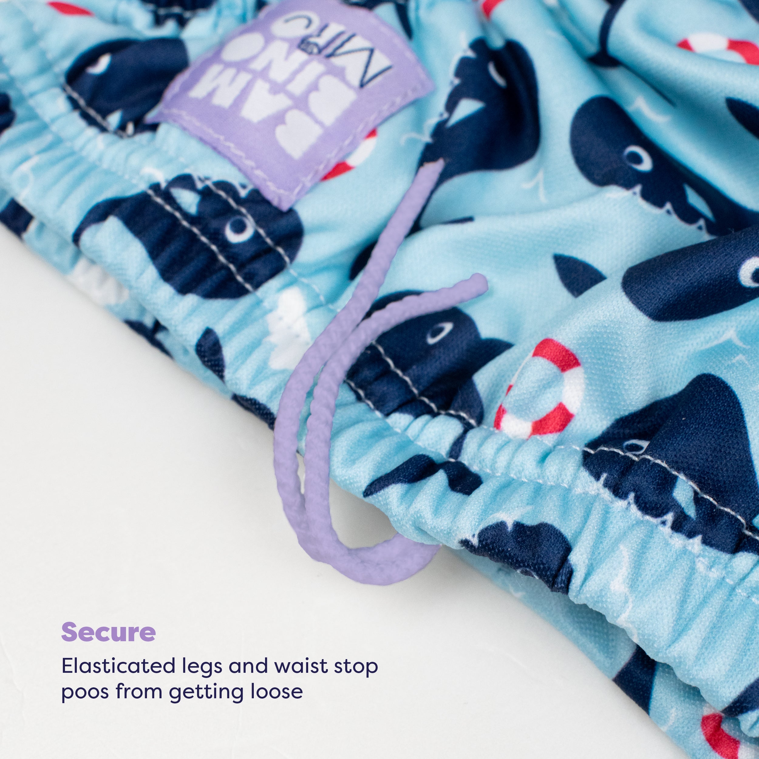 Reusable Swim Nappy - Whale