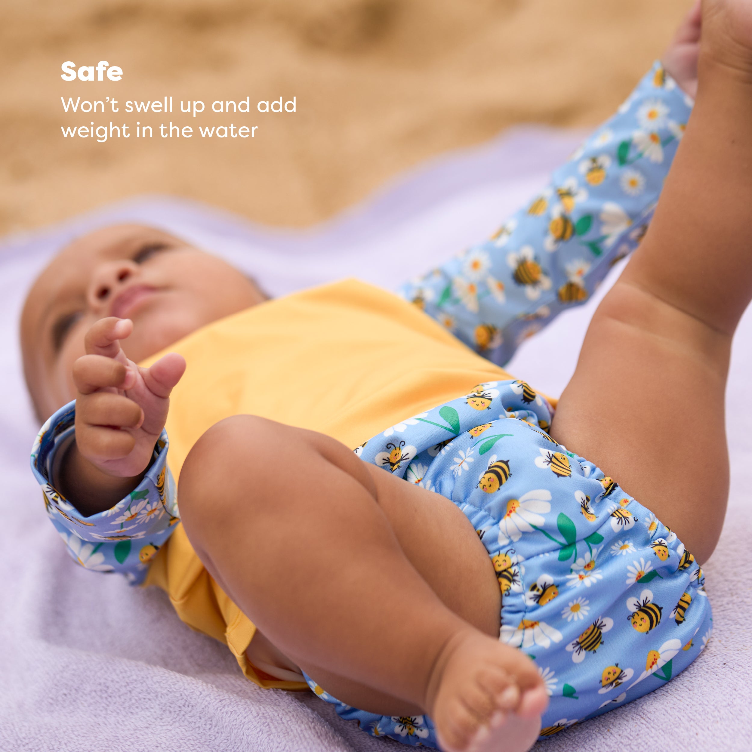 Reusable Swim Nappy - Busy Bees