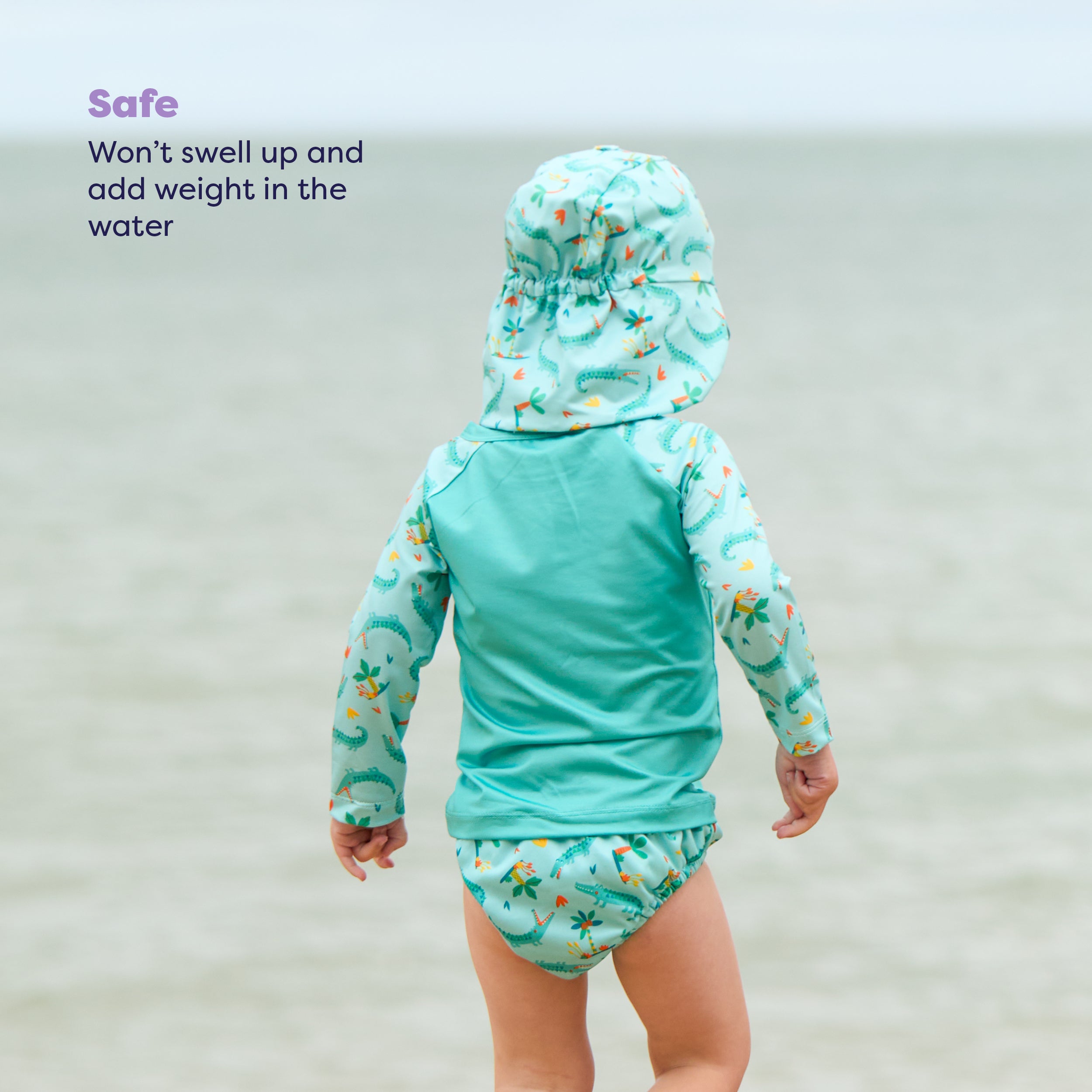 Reusable Swim Nappy - Crafty Croc