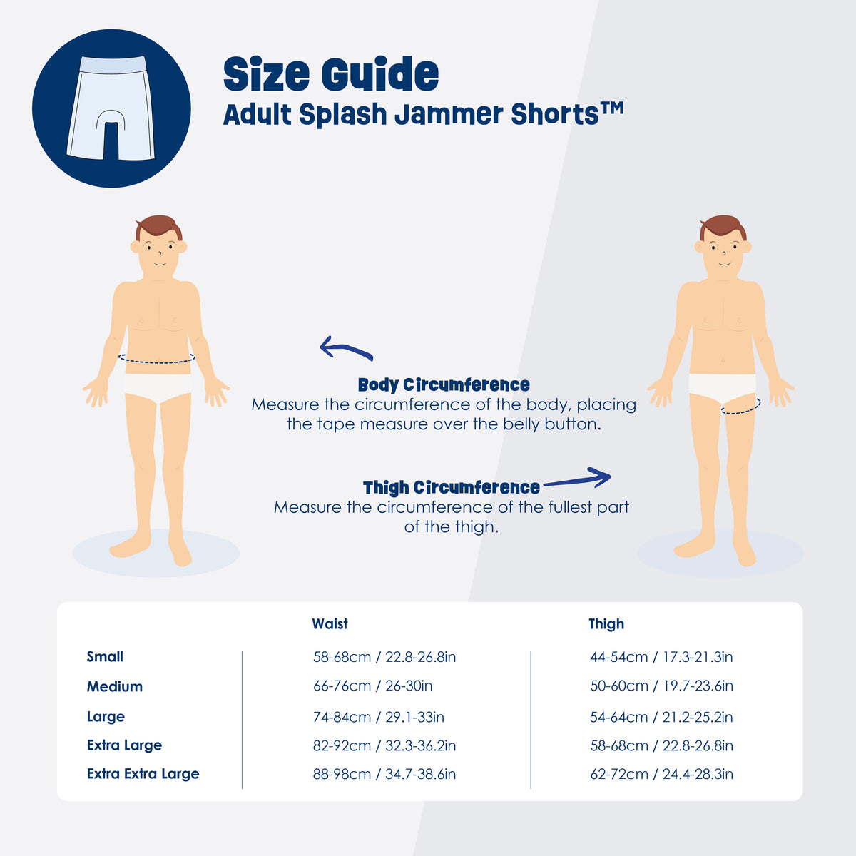 Adult Splash Shorts Black (New Style)