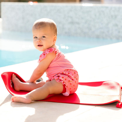 Happy Nappy™ Swimsuit Strawberry Field Frill