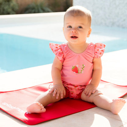 Happy Nappy™ Swimsuit Strawberry Field Frill