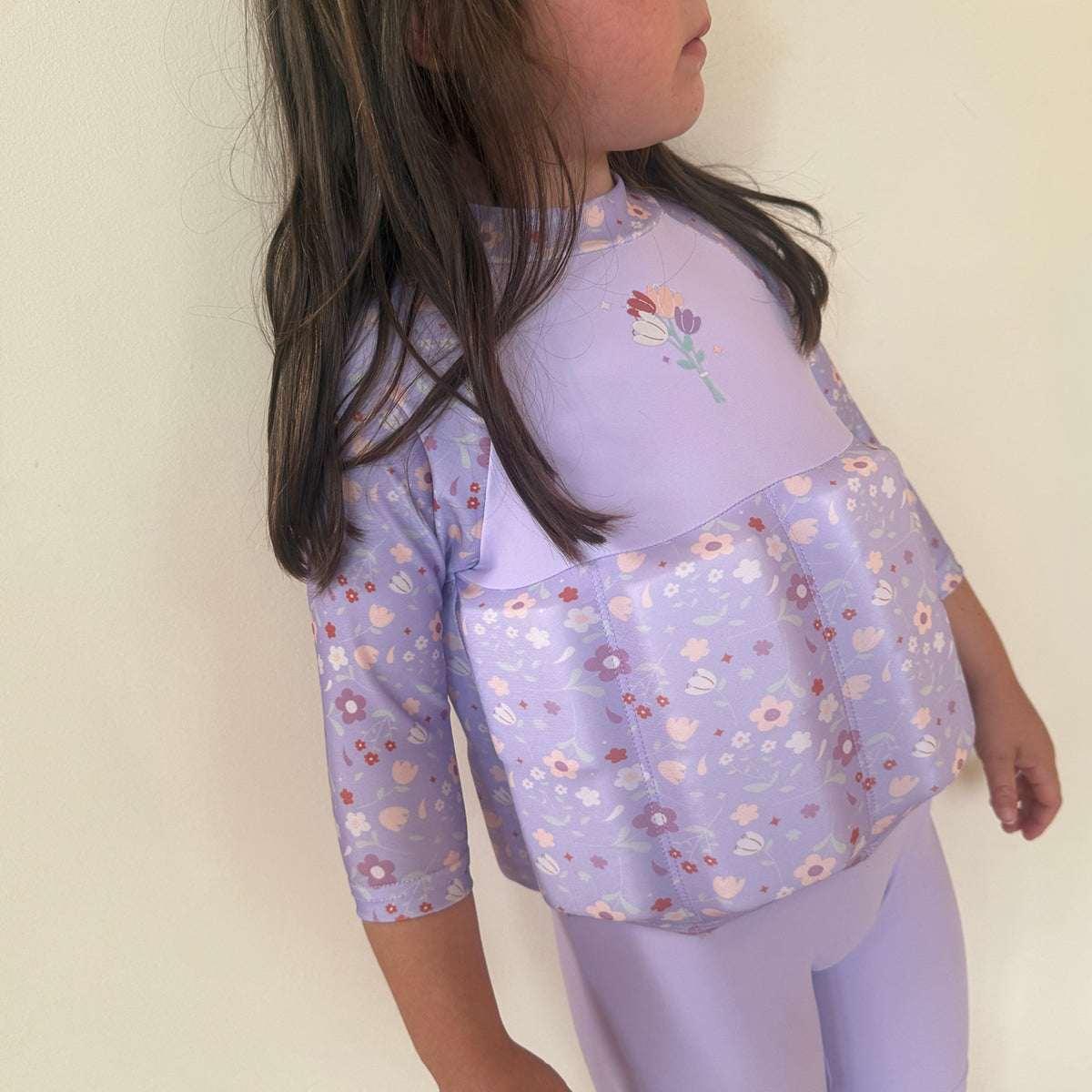 Learn to Swim Float Suit Lilac Spring
