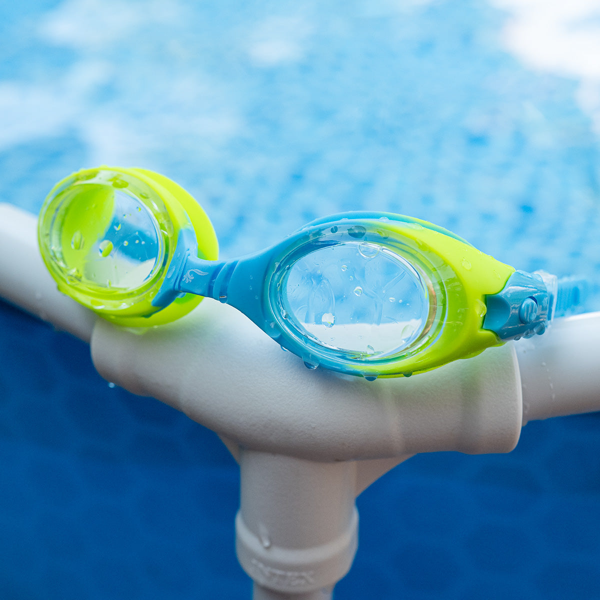 Junior Mahi Goggles Green & Blue 6-14 Years