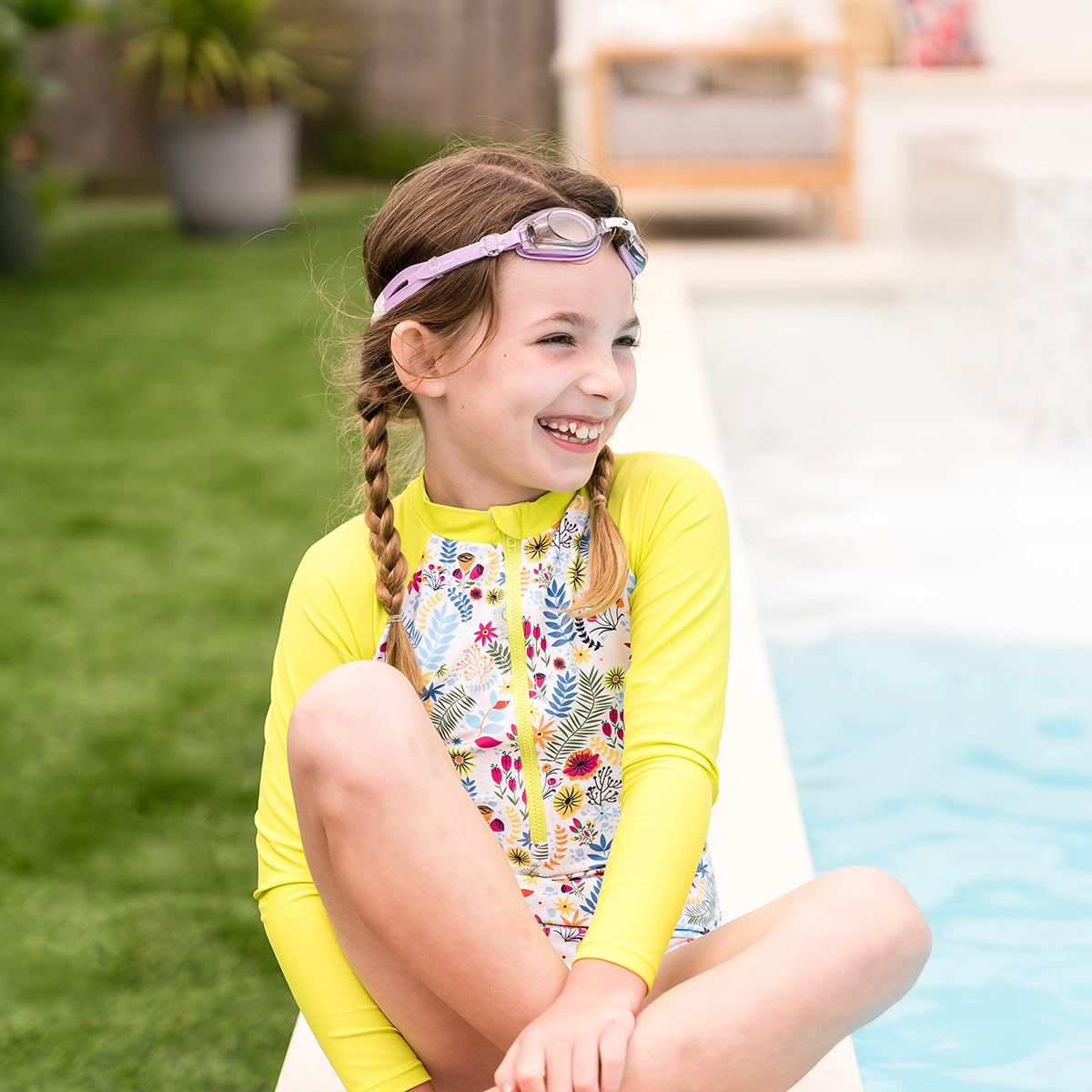 Junior Goggles Piranha Lavender