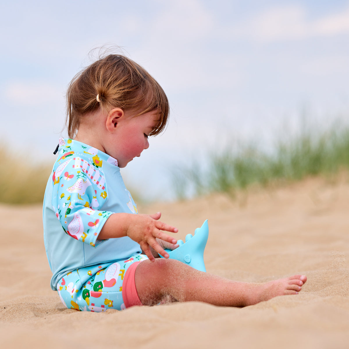 Happy Nappy™ Sunsuit Little Ducks