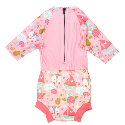 Happy Nappy™ Sunsuit Owl & the Pussycat