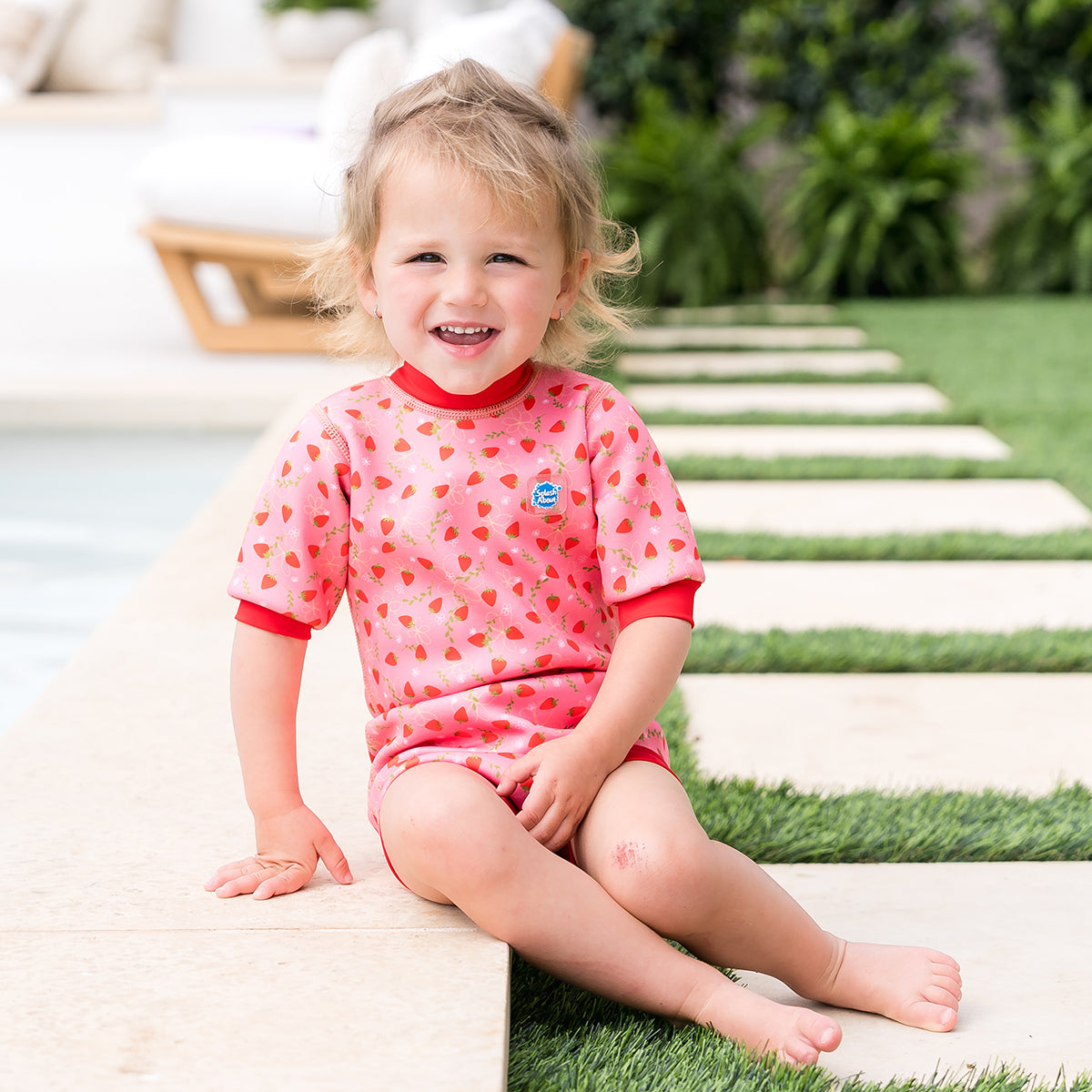 Happy Nappy™ Wetsuit Strawberry Field