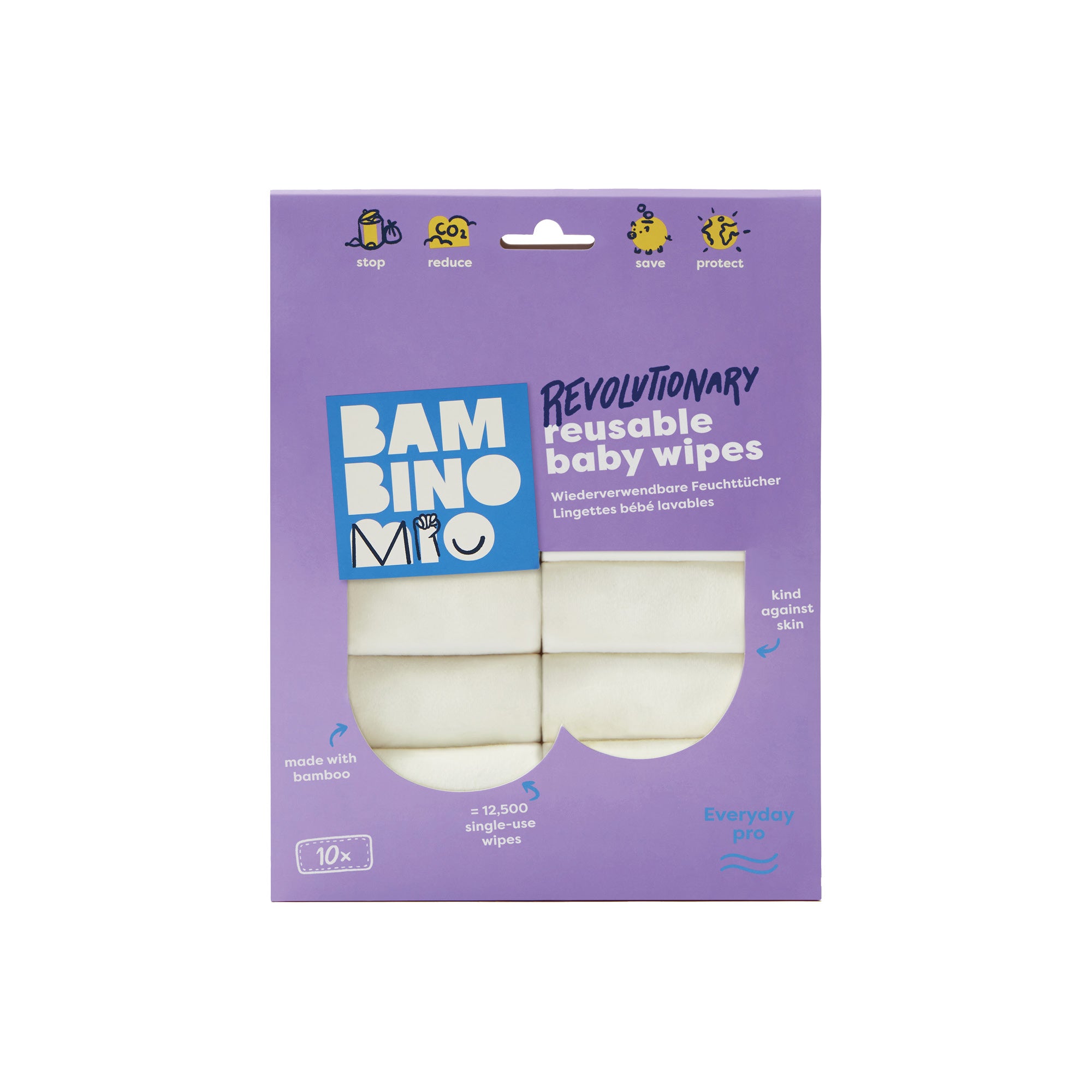 Reusable Baby Wipes 10 Pack