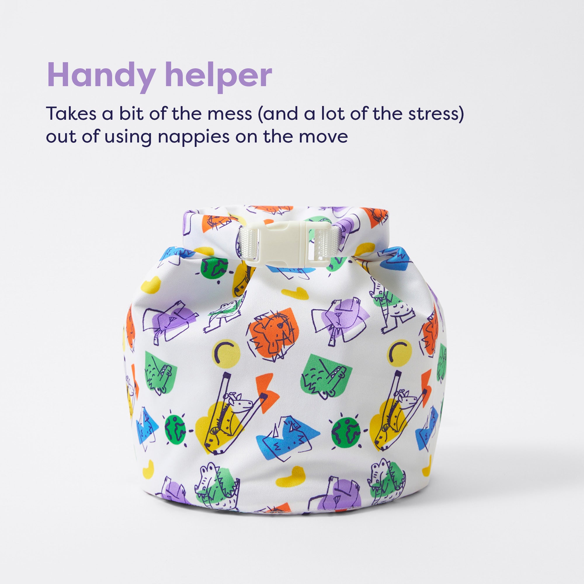 Out & About Wet Nappy Bag in Nautical