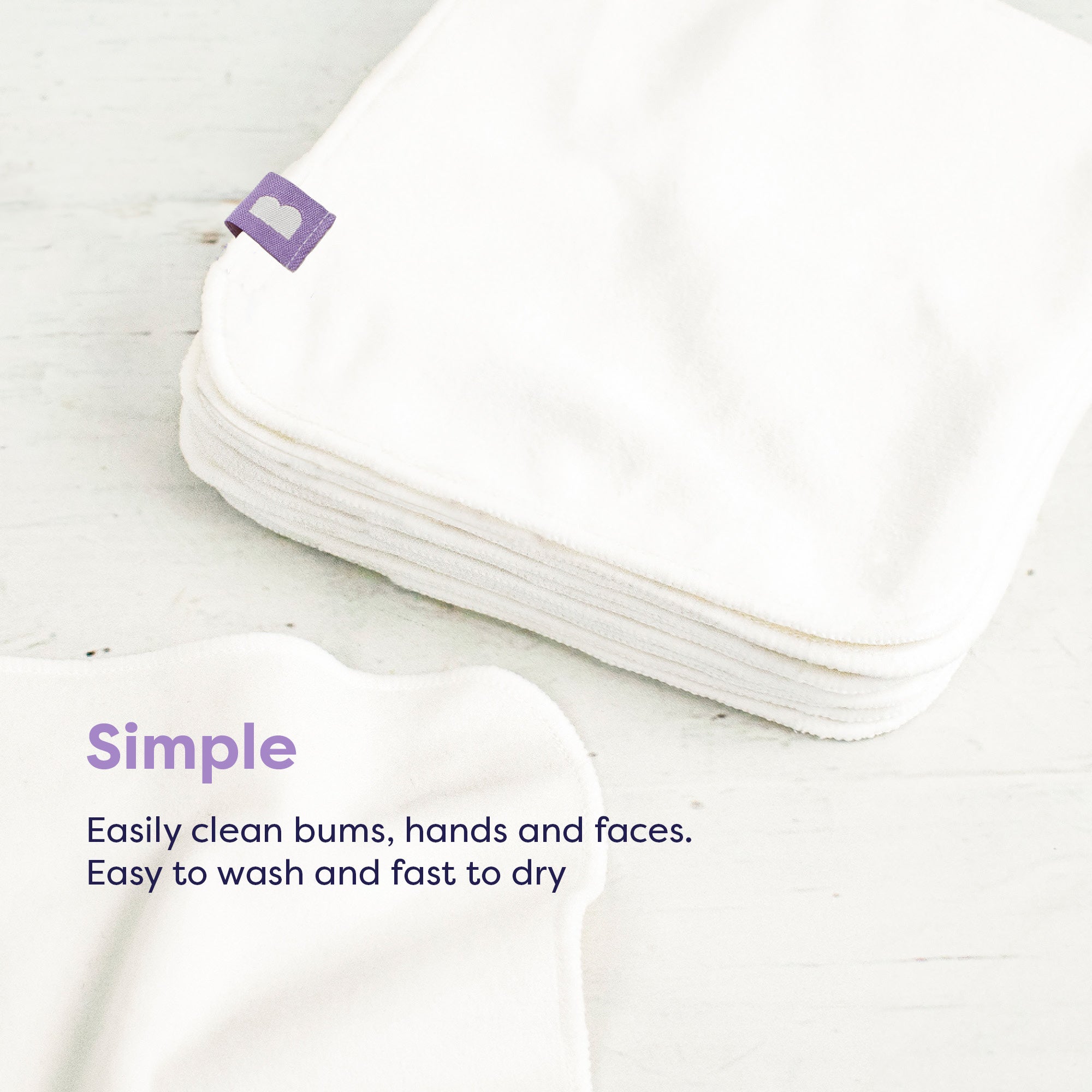 Reusable Baby Wipes 10 Pack