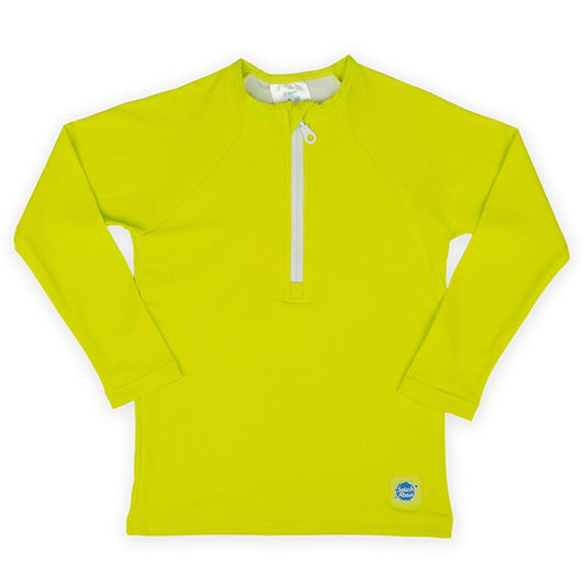 Long Sleeve Rash Top - Lime