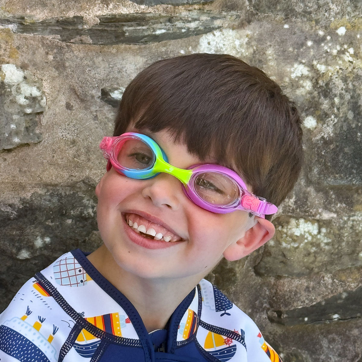 Infant Mahi Goggles Green & Pink 2-6 Years