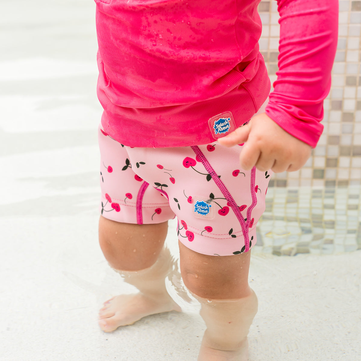 Toddler Splash Jammers Cherry Baby
