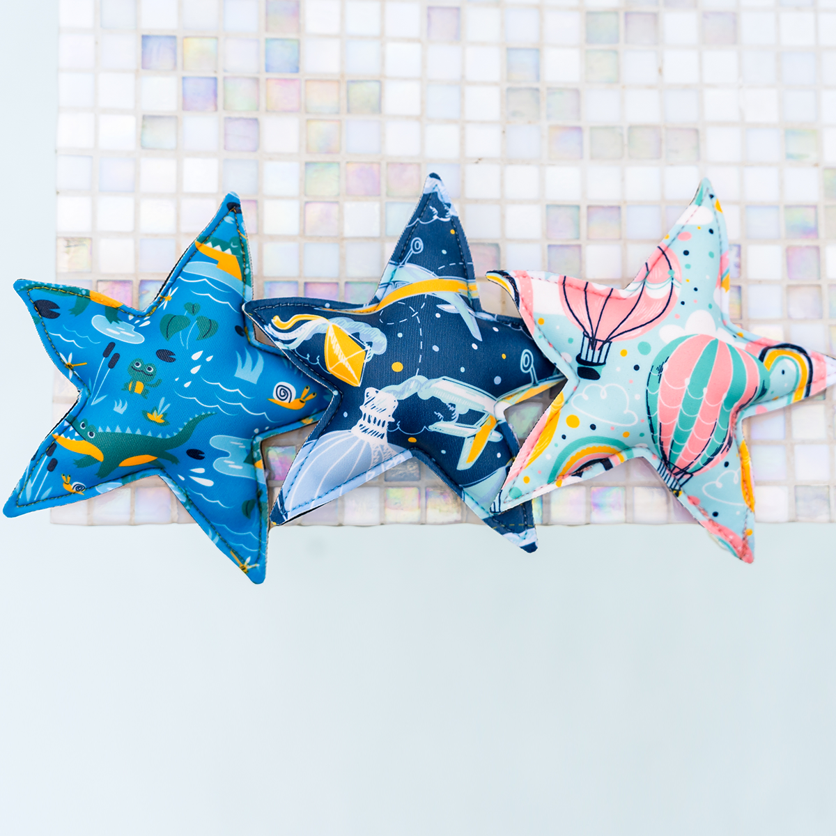 Snippets Pool Toys Starfish Pack of 3