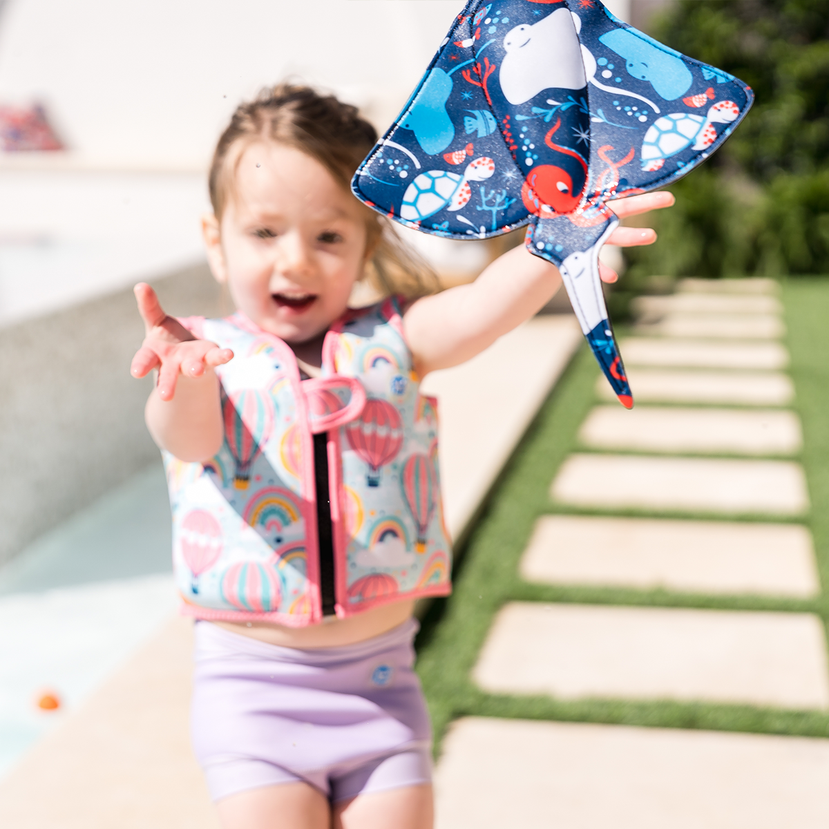 Snippets Pool Toys Stingray & Whale