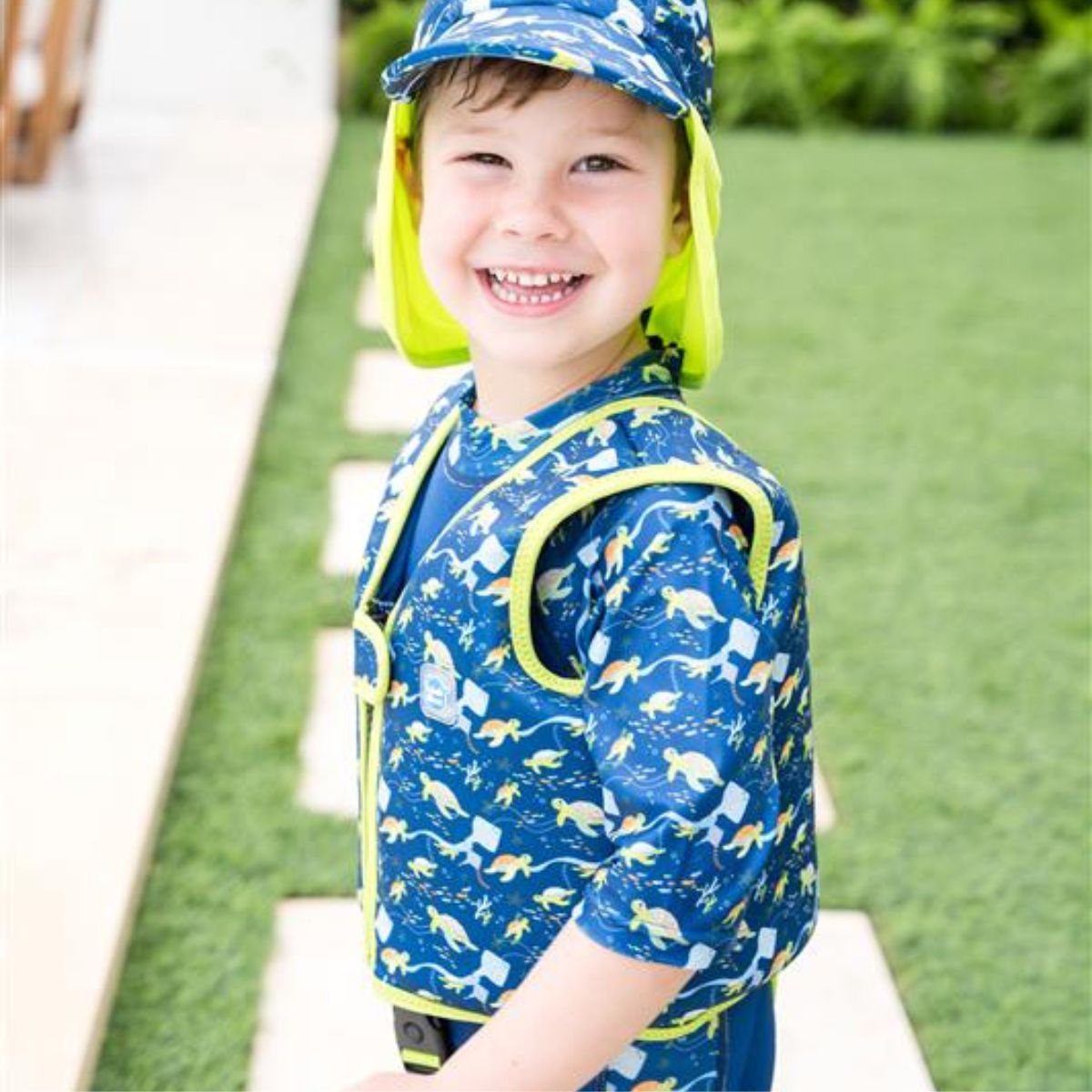 Go Splash Swim Vest Turtle Tide