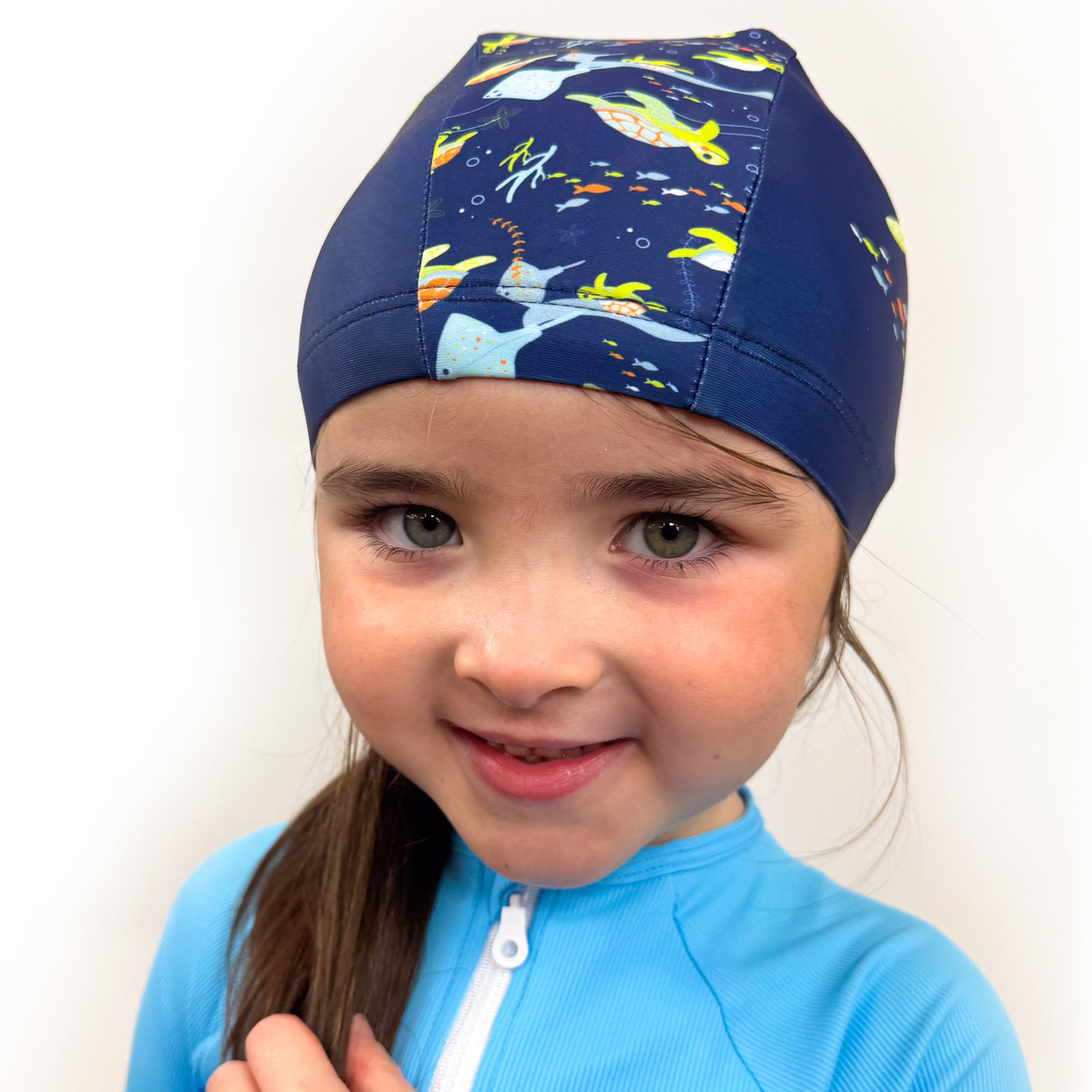 Baby & Toddler Swim Cap Turtle Tide