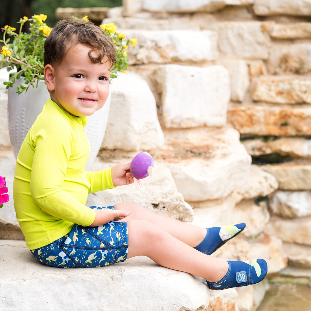 Toddler Splash Jammers & Premium Rash Vest Bundle