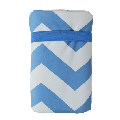 Zig Zag Quick Dry Towel, Cashmere Blue