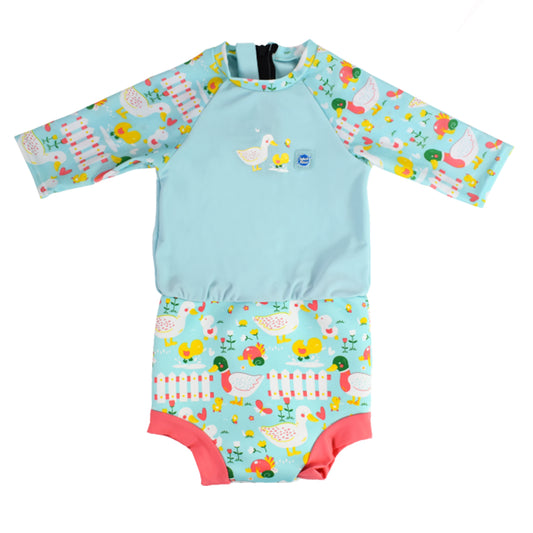 Happy Nappy™ Sunsuit Little Ducks